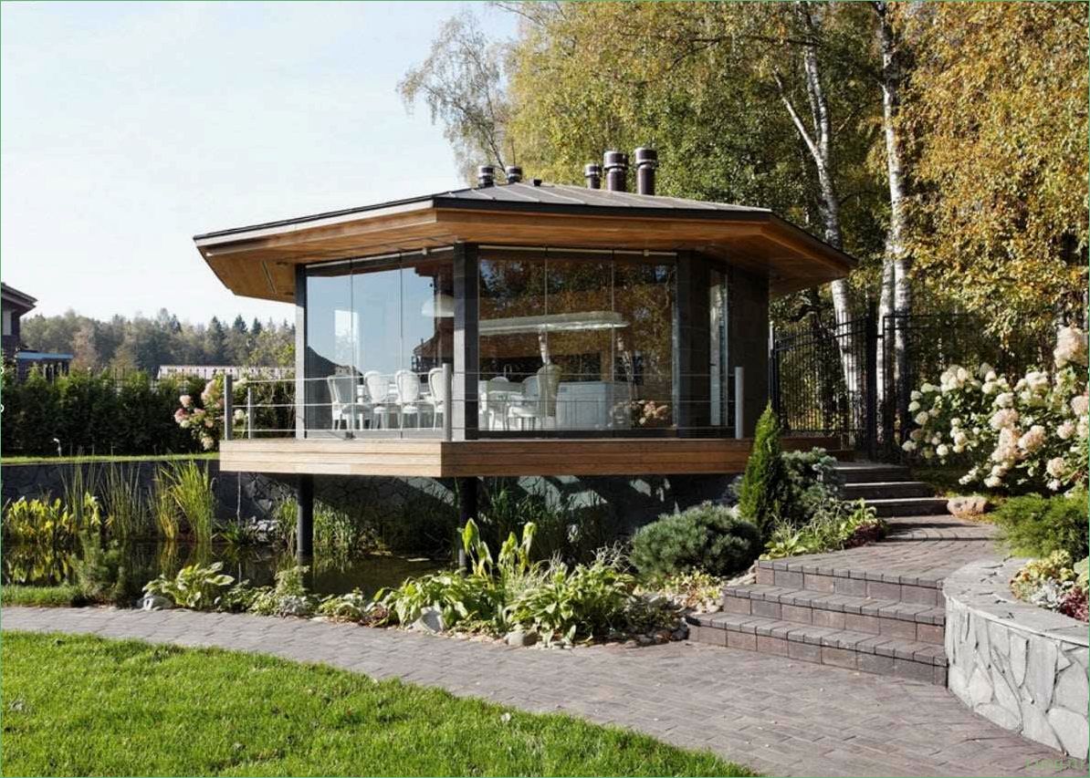 (застекленные, беседки, ландшафтном, дизайне, стиль) Застекленные беседки в ландшафтном дизайне: стиль и функциональность