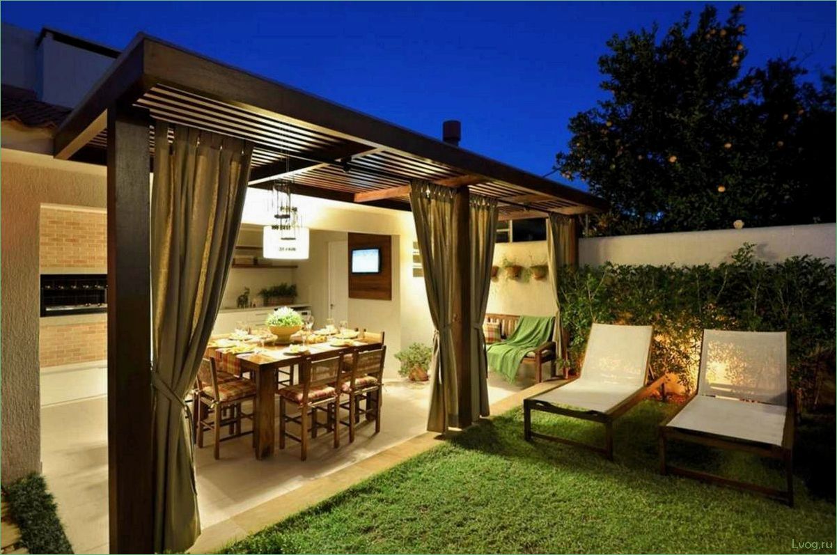 Летние кухни с навесом: идеальное решение для комфортного отдыха на природе