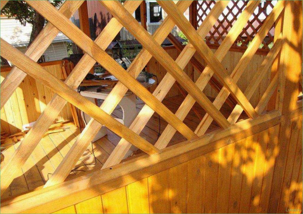 (обрешетка, беседки, выбираем, лучшие, варианты) Обрешетка для беседки: выбираем лучшие варианты
