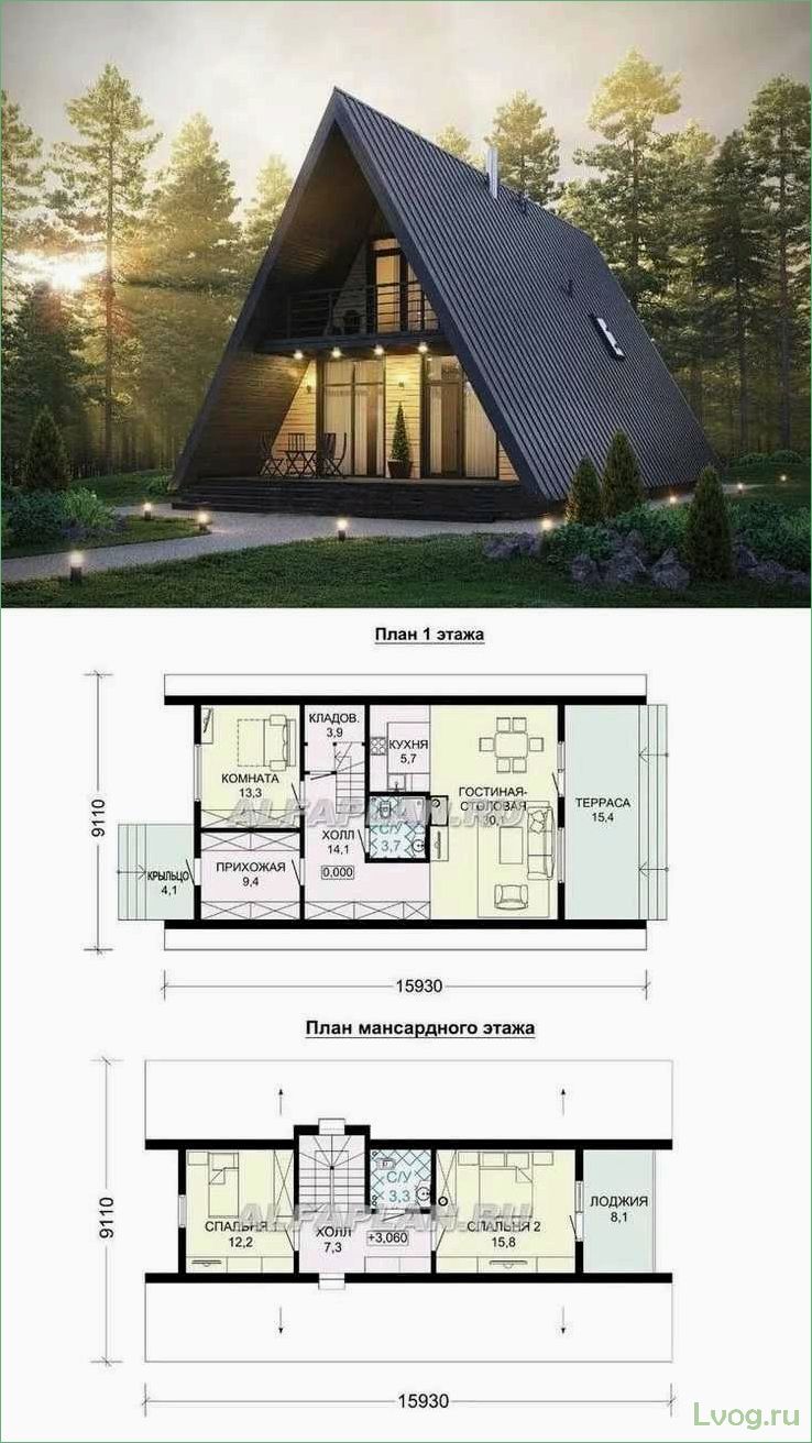 Особенности и проекты домов-шалашей: отличительные черты и варианты