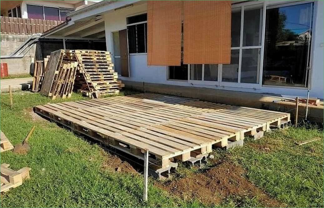 Особенности террас из поддонов: полезные советы и идеи