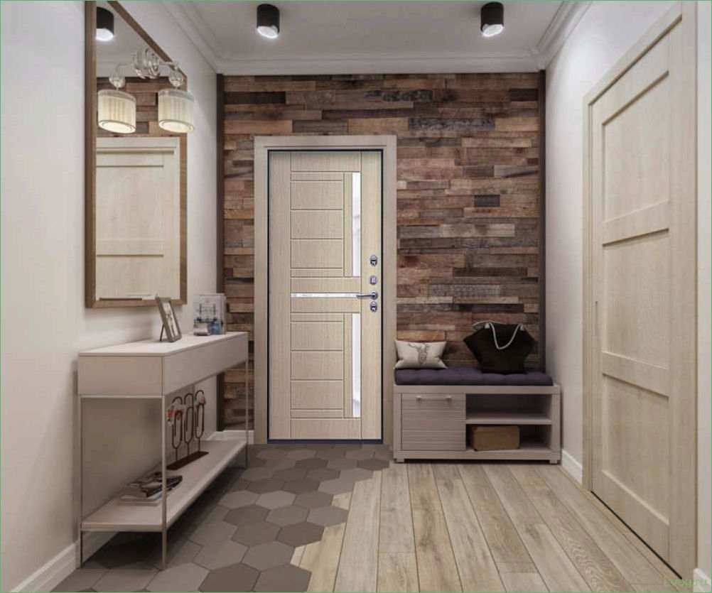 Сочетание плитки и ламината в прихожей: идеи и советы