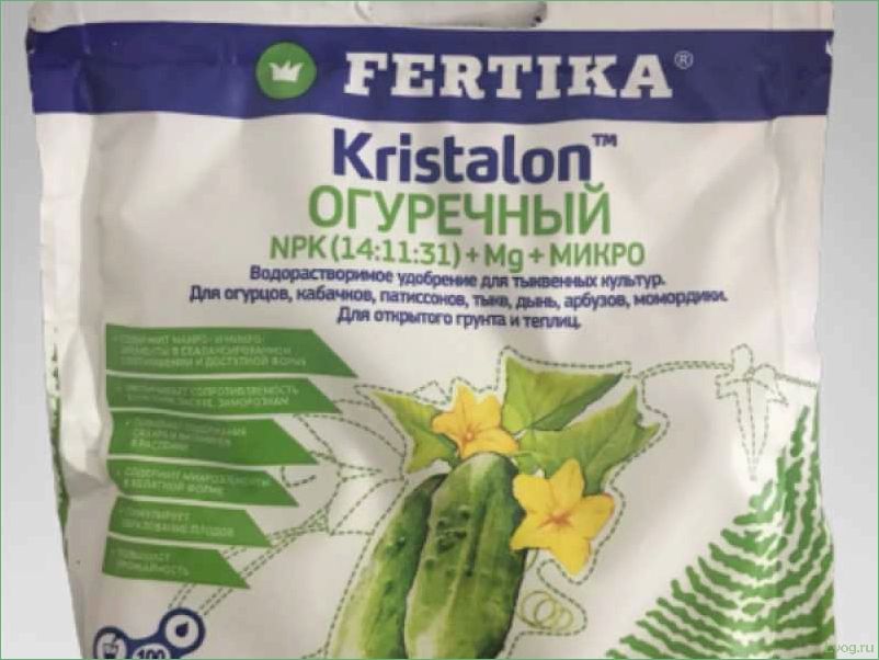 Удобрение Кристалон Скарлет: эффективное средство для роста и урожайности томатов