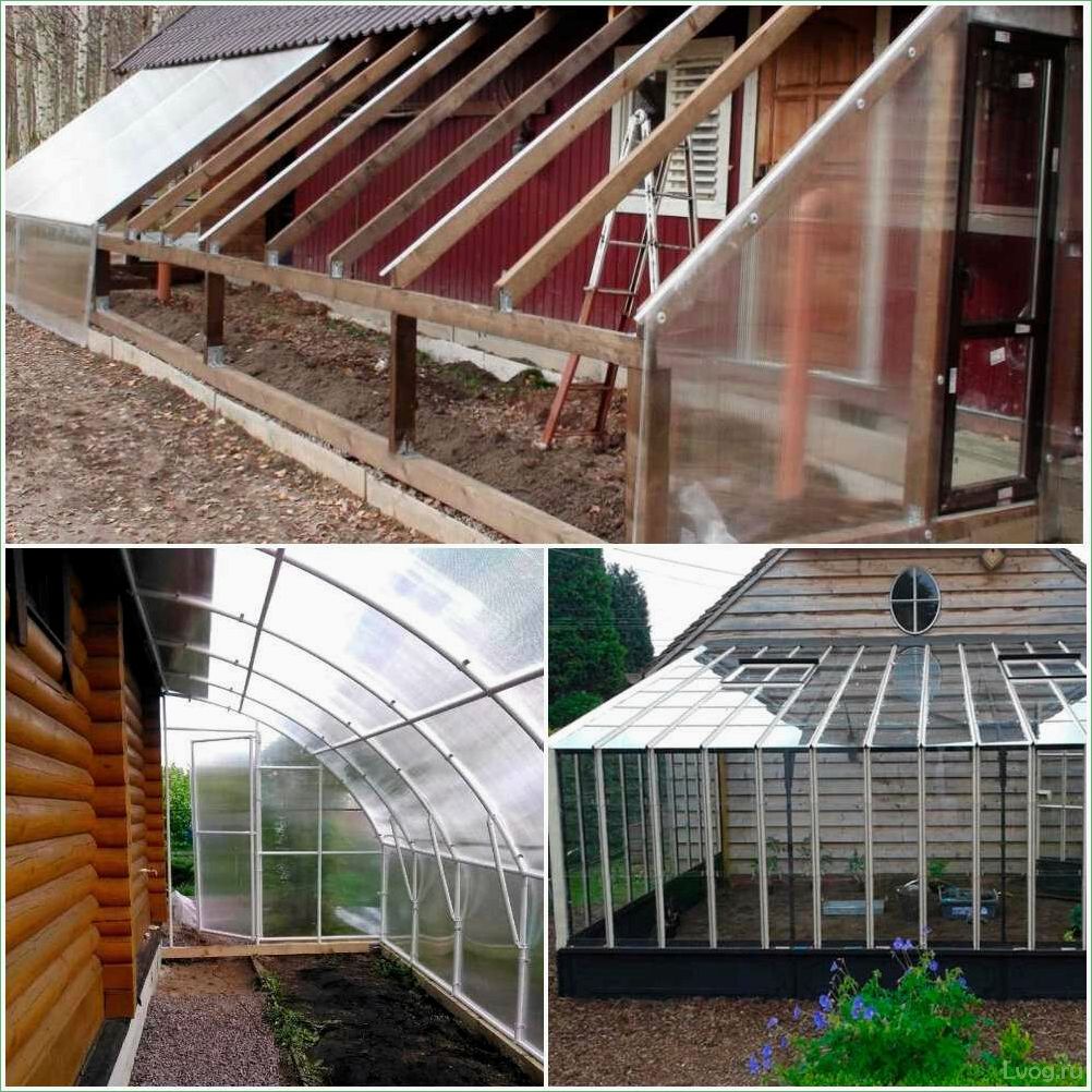 Пристенные теплицы: полезные советы и рекомендации для садоводов